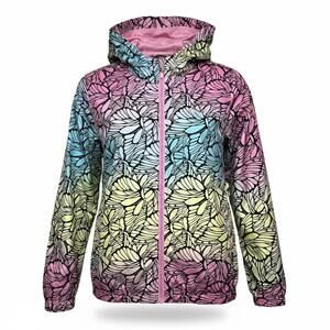 Puma Girls Lightweight Butterfly Print Hooded Jacket